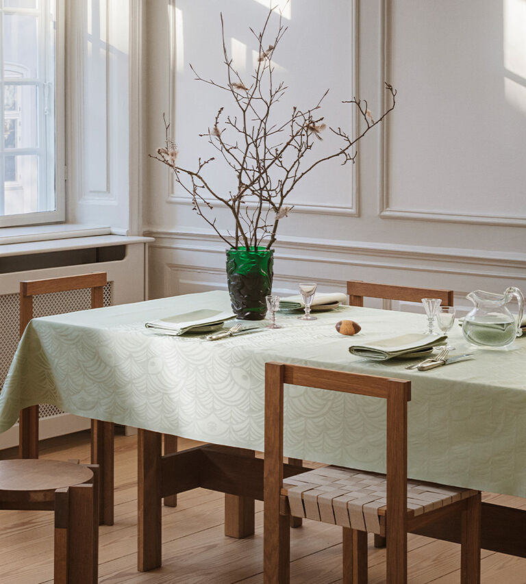 Shop tekstiler til p&aring;skebordet