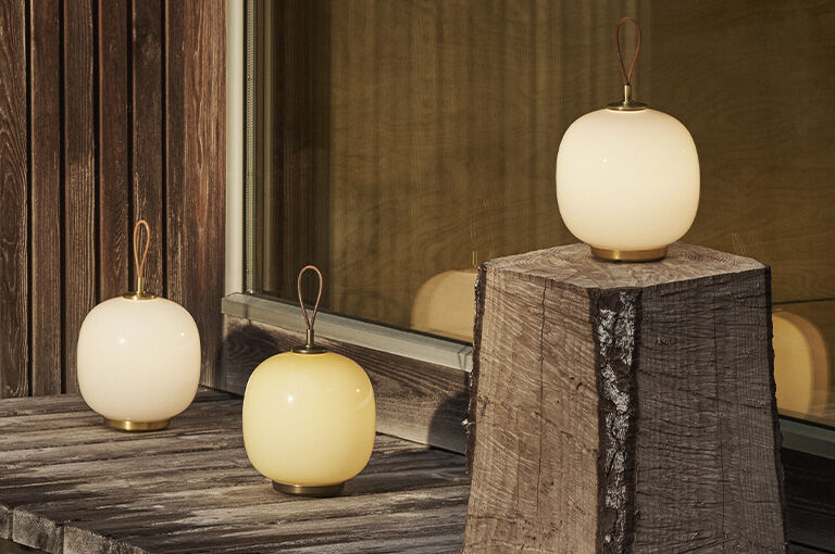 Shop transportable lamper