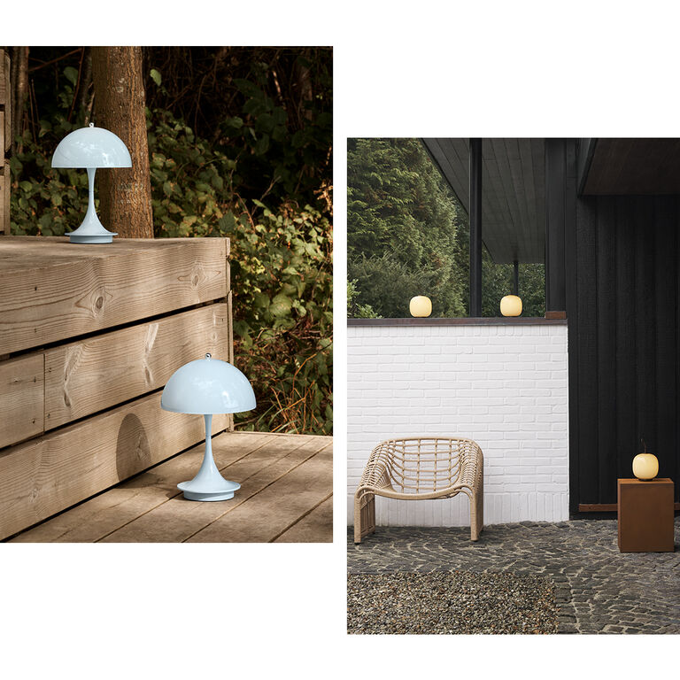 Shop transportable lamper