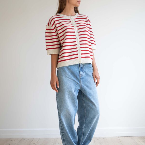 Evelyn jeans, blue wash, Studio Feder