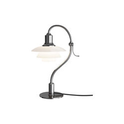 PH 2/2 Question Mark Chrome bordlampe, Louis Poulsen
