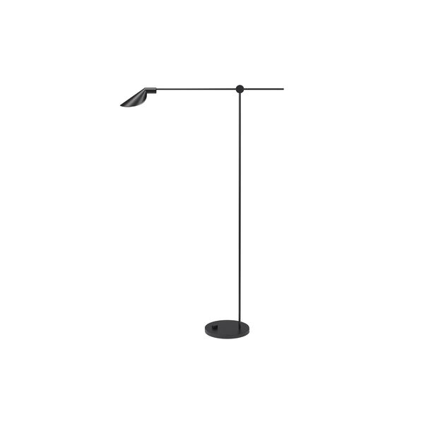 MS011 gulvlampe, black PVD, Fritz Hansen