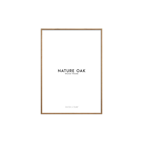 Wood Frame, oak, Poster & Frame
