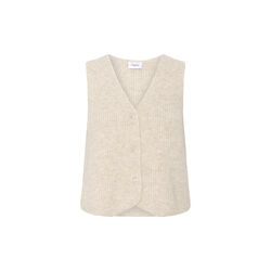 XenyaSZ Vest, crystal gray melange, Saint Tropez