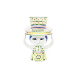 Lady with Hat vase, grøn, Bjørn Wiinblad