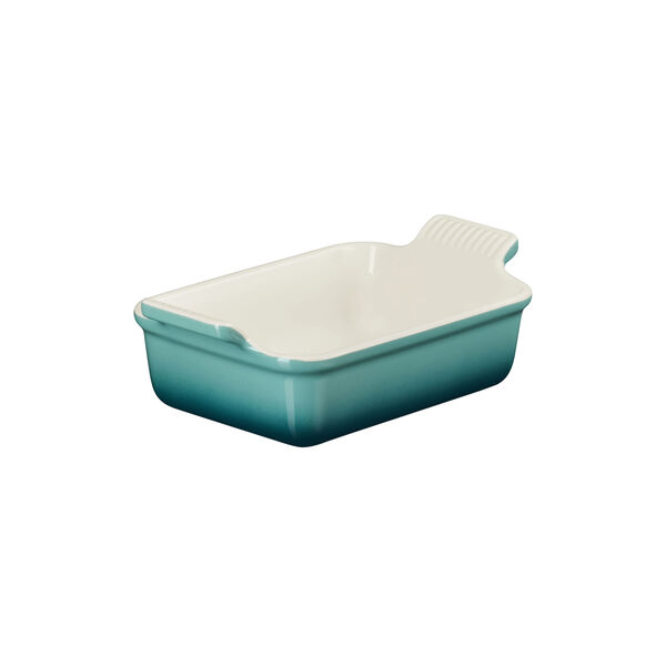 Heritage rektangul&aelig;rt fad 19 cm, bleu riviera, Le Creuset