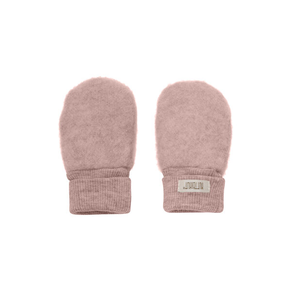 Mittens Wool Fleece, mahogany rose, HUTTEliHUT