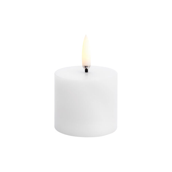 LED Mini Pillar Candle 4.5 cm, nordic white LED Mini Pillar Candle 4.5 cm, nordic white, Uyuni Lighting