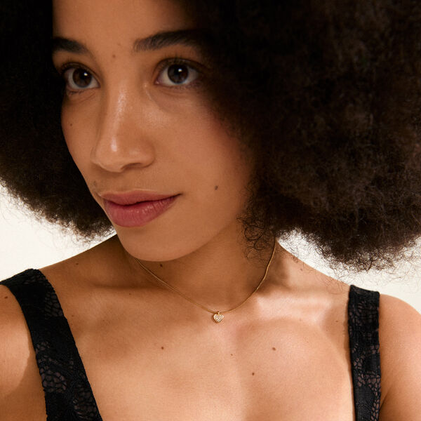 EMMETT halskæde, guldbelagt, Pilgrim