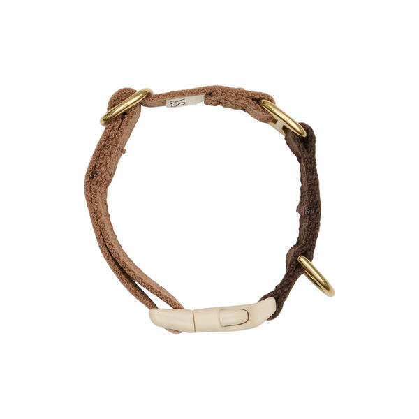 Bl&oslash;dt & Justerbart hundehalsb&aring;nd, chocolate, Drew's Dogwear
