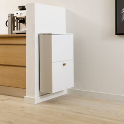 SORTED Standard Tall affaldssortering, snow white, DesignLife