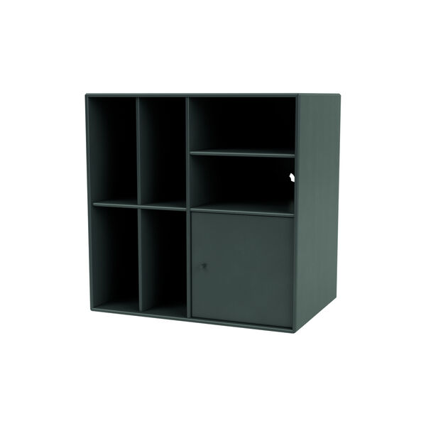 SPIN II reol til vinyler, 163 black jade, Montana Furniture