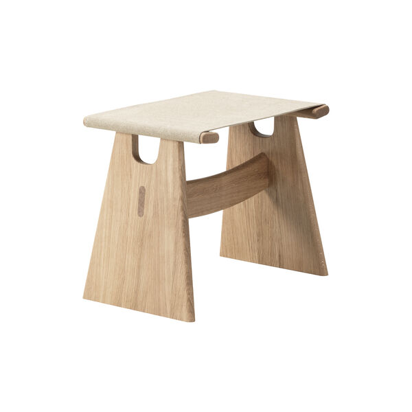 Seto Stool, light oiled oak/natural, Fredericia Furniture