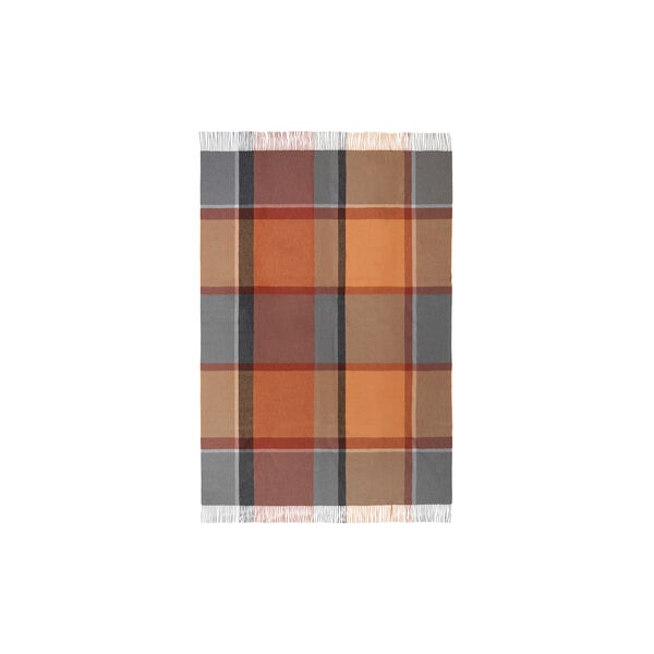 Manhattan plaid, terracotta/red magma, ELVANG