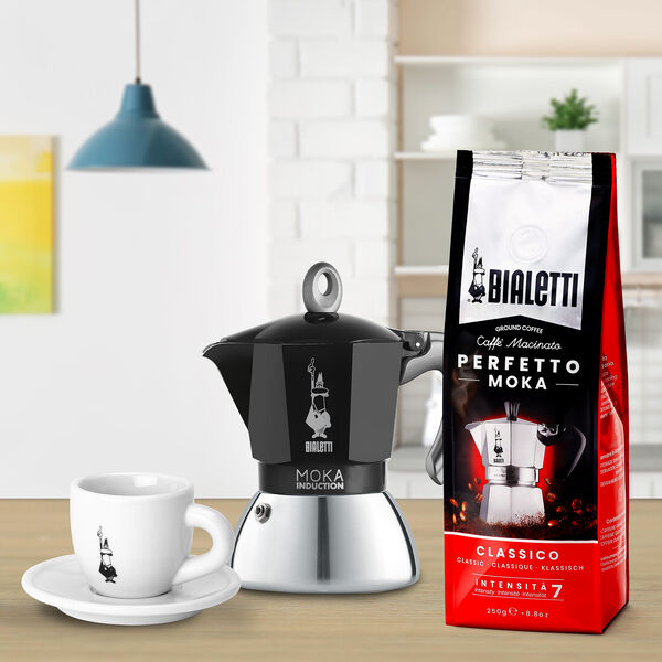 Moka espressokande til induktion, 4 kopper, Bialetti