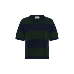 MWJola Knit Pullover SS | Douglas/Navy Stripe | Strikpullover, My Essential Wardrobe