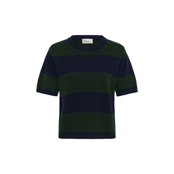 MWJola Knit Pullover SS | Douglas/Navy Stripe | Strikpullover, My Essential Wardrobe