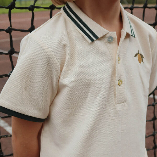 Florian Polo Shirt, antique white, Konges Sløjd