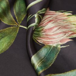 Trifolium silket&oslash;rkl&aelig;de, navy blue/golden sand, Flora Danica Denmark