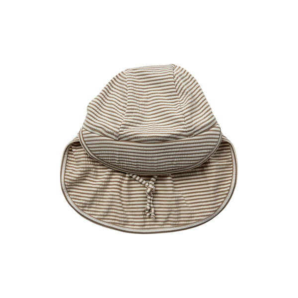 SisiKB Swim Hat, warm stone stripe, Sofie Schnoor