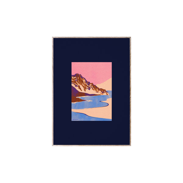 Orange Landscape poster, Paper Collective