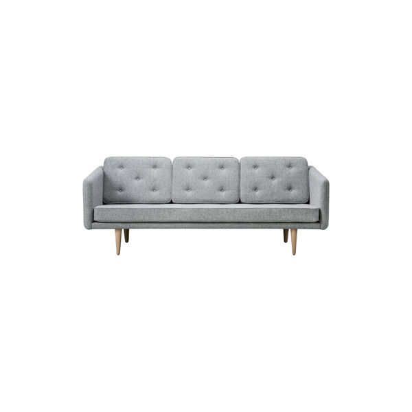 No. 1 2003 3 pers. sofa, grå/olieret eg, Fredericia Furniture