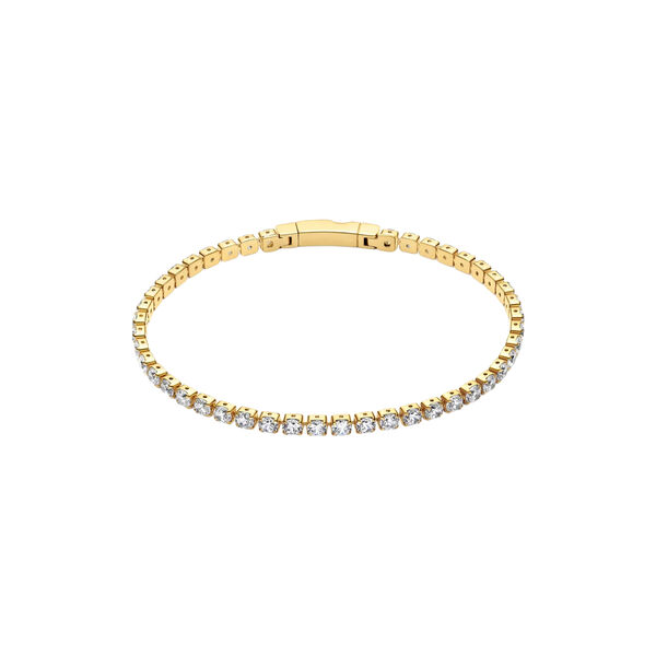 Ellera Grande Armb&aring;nd | &Oslash; 19 | Forgyldt/hvid, Sif Jakobs Jewellery