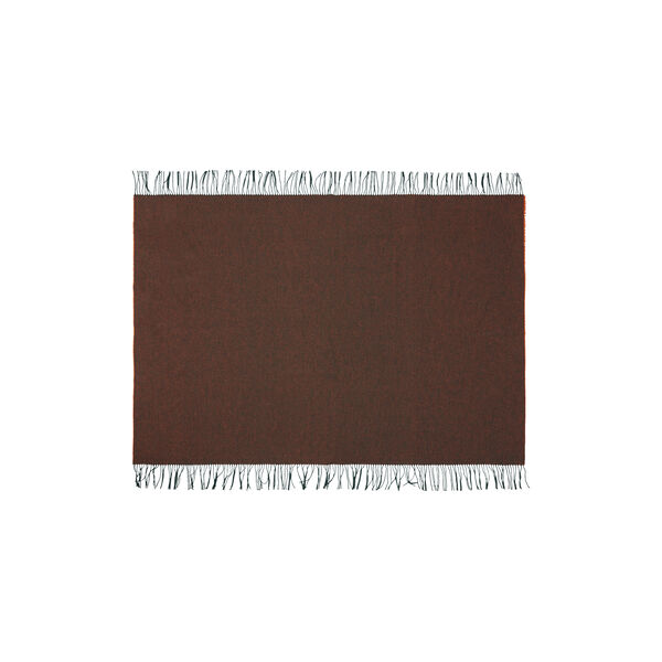 Franja plaid, 01236 green-orange, Silkeborg Uldspinderi