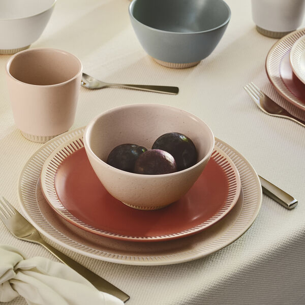 Colorit frokosttallerken &Oslash; 22 cm, coral, Knabstrup Keramik