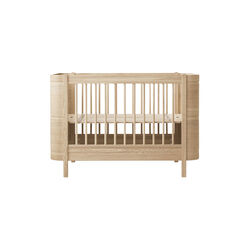 Wood Mini+ tremmeseng ekskl. junior kit 68x122 cm, eg, Oliver Furniture