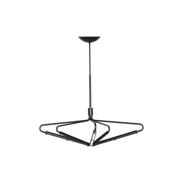 Archangel 5 415 Wide Chandelier, black, Rubn