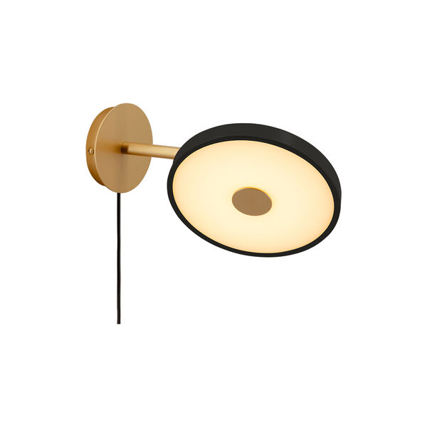 Asteria Short Wall Lamp, black, UMAGE