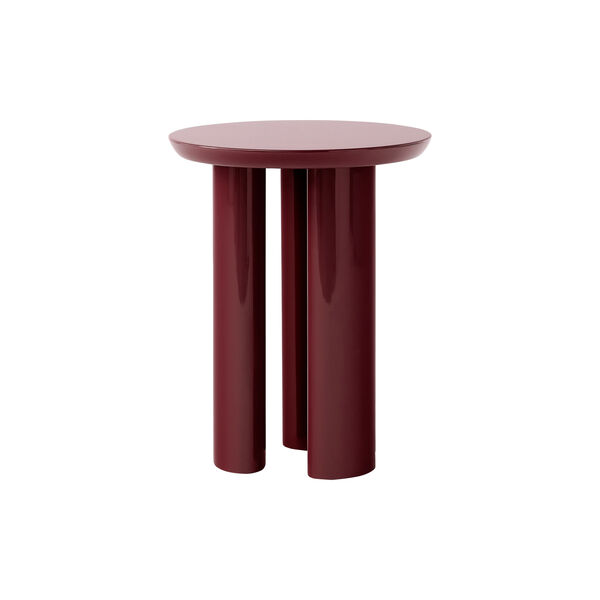Tung JA3 Side Table, burgundy red, &Tradition