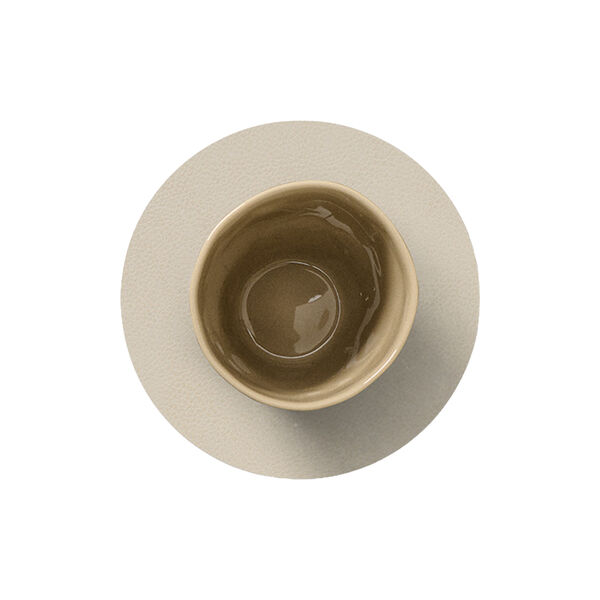 Serene glasbrik Circle, cream, LIND DNA