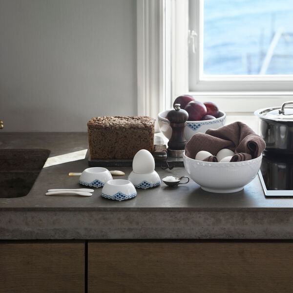 Hvid Halvblonde skål 110 cl, Royal Copenhagen