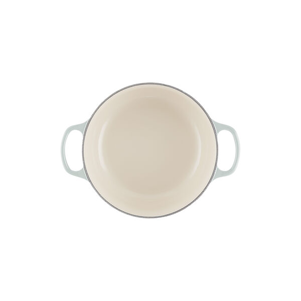 Signature rund st&oslash;bejernsgryde &Oslash; 20 cm, sea salt, Le Creuset
