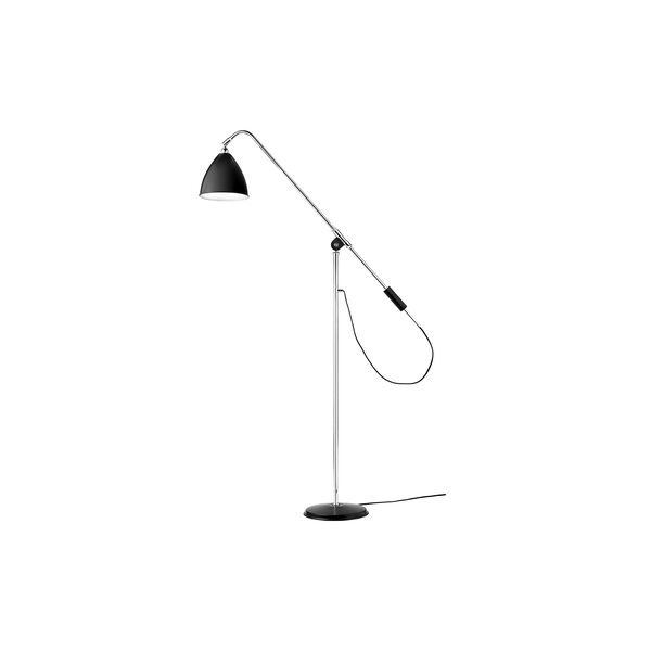 Bestlite BL4 Floor Lamp, black semi matt/chrome Bestlite BL4 Floor Lamp, black semi matt/chrome, GUBI
