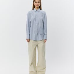 SylvieSW Shirt, light blue striped, Sofie Schnoor