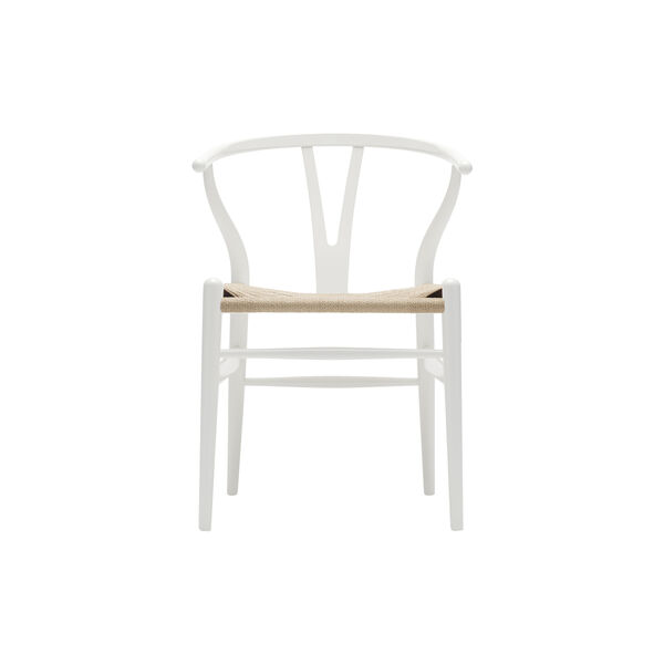 CH24 Y-stolen spisebordsstol, natural white/natur, Carl Hansen & Søn