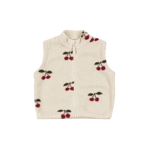 Jody Teddy Vest, ma grande cerise, Konges Sløjd