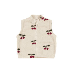 Jody Teddy Vest, ma grande cerise Jody Teddy Vest, ma grande cerise, Konges Sløjd