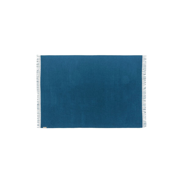 Lima plaid, 04949 pure petrol, Silkeborg Uldspinderi
