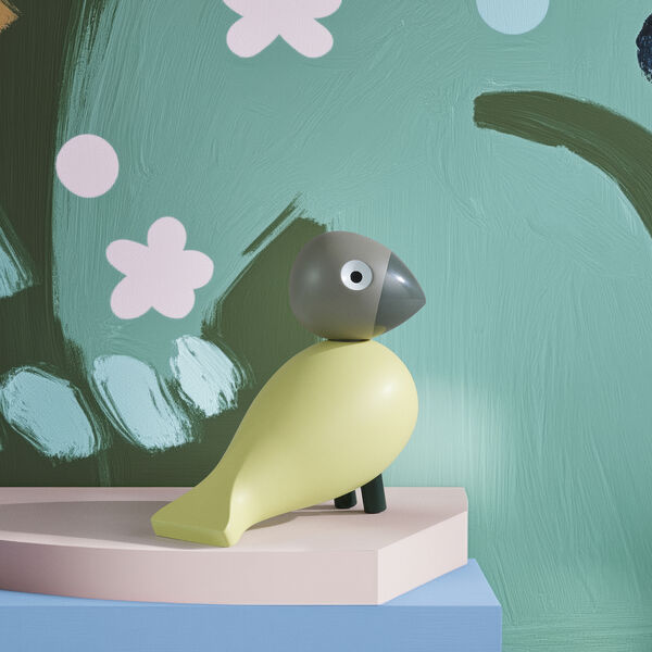 Bella Year Bird 2025, creme/gr&aring;, Kay Bojesen Denmark