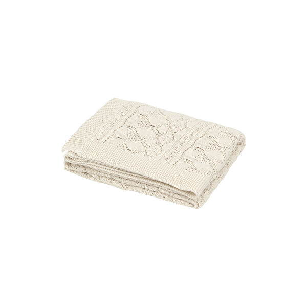 Pointelle baby striktæppe, off-white Pointelle baby striktæppe, off-white, Cam Cam Copenhagen