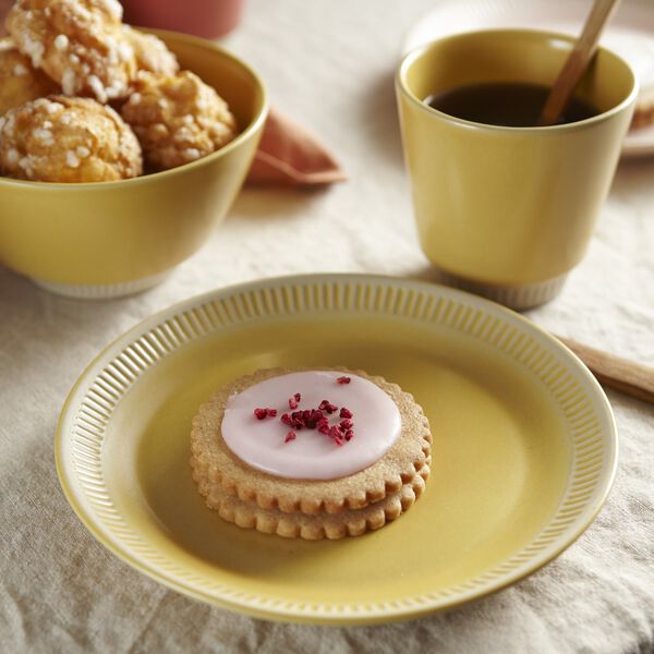 Colorit tallerken Ø 19 cm, yellow, Knabstrup Keramik