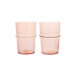 Boya Tall Glasses 2 stk., blush, Ferm Living