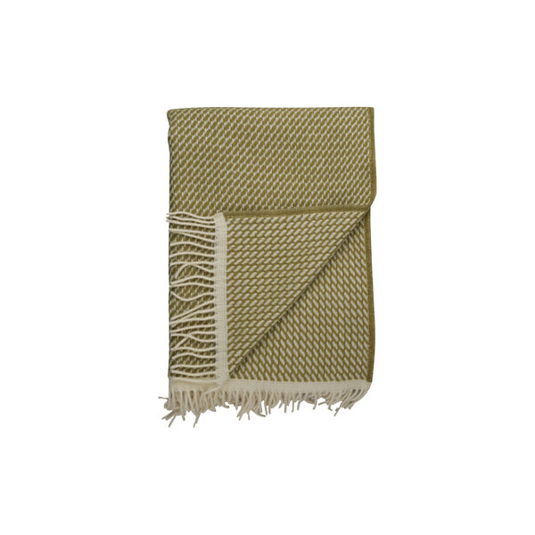 MELLO Throw, leaf green, R&oslash;ros Tweed