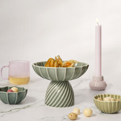 Samsurium s&aelig;t af 2 mini sk&aring;le, wasabi & spruce, Dottir Nordic Design