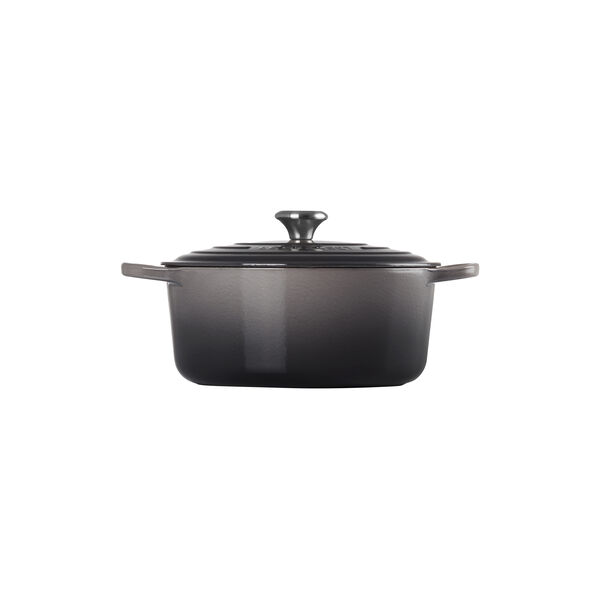 Signature rund st&oslash;bejernsgryde &Oslash; 28 cm, flint, Le Creuset