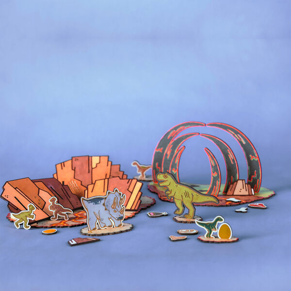 Dinosaur tr&aelig;leget&oslash;j | Kampen i &oslash;demarken, Crateit